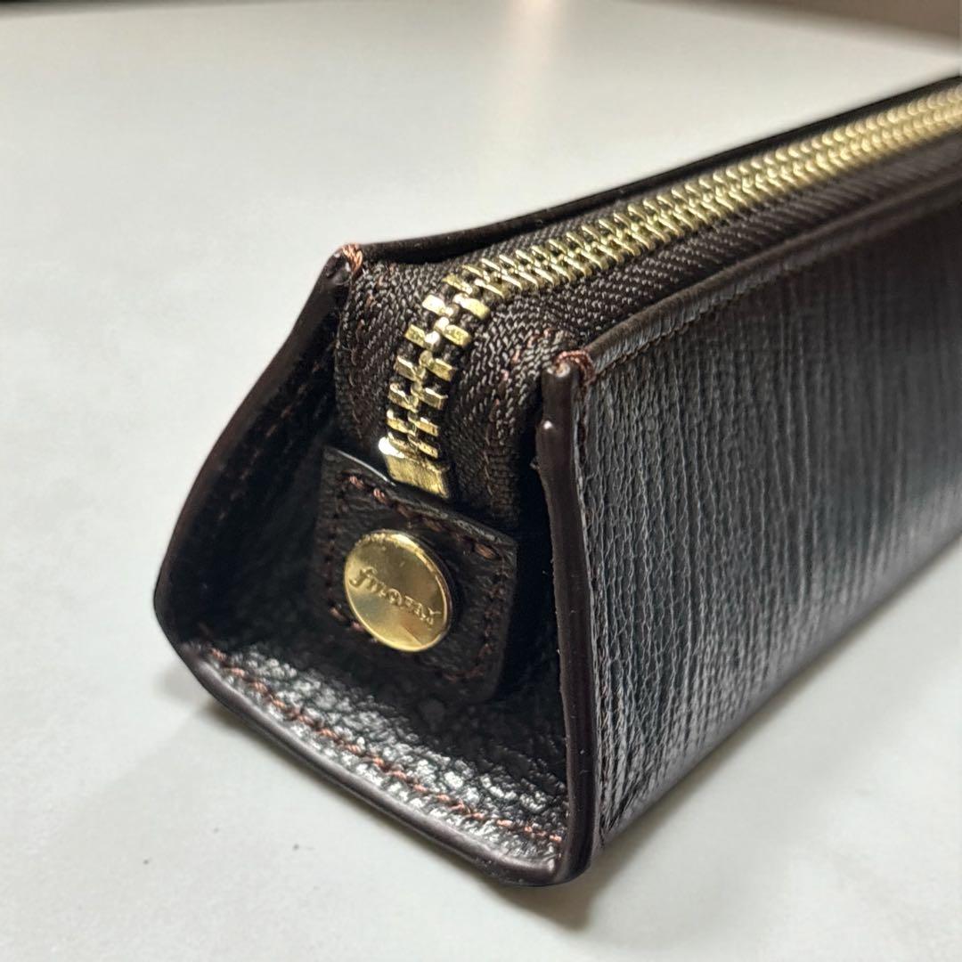 Filofax チェスター 名刺入れ＆ペンケース 本革ブラウン セット 未使用