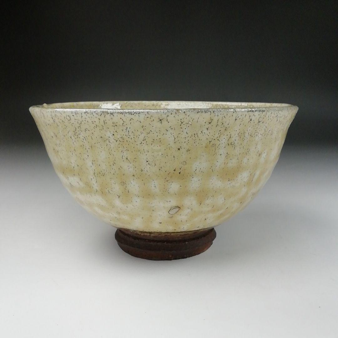 T88 茶碗 『灰釉茶碗』『有岡保行作』 共箱 抹茶碗 茶道具
