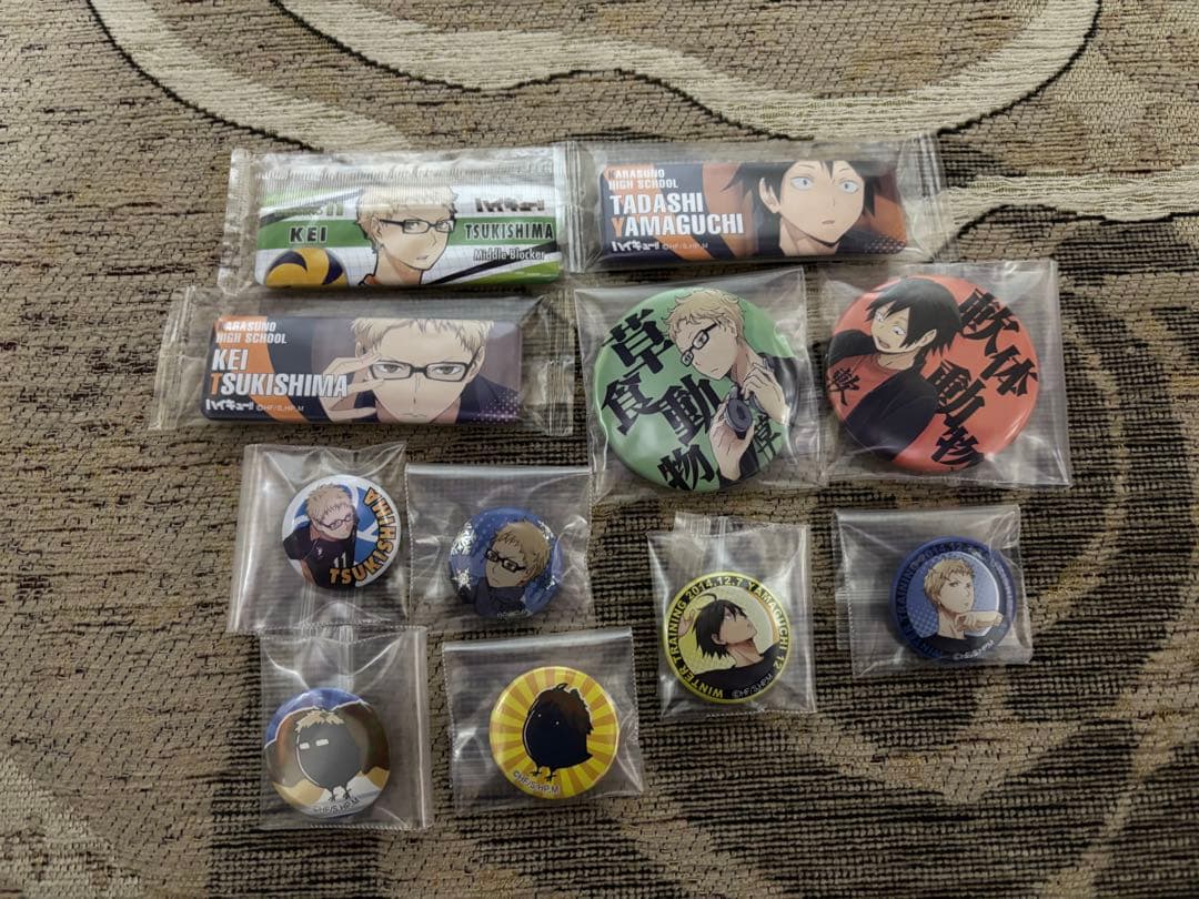 ハイキュー!! 月島蛍 山口忠 缶バッジ セット ハイキュー!!缶バッジセット 月島蛍・山口忠 - メルカリ