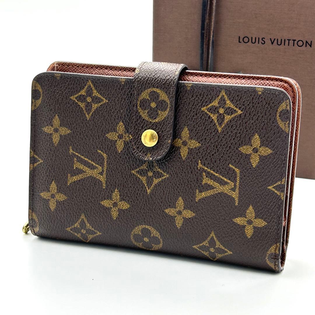ヴィトンのモノグラム2つ折り財布 パスケース付き LOUIS VUITTON ルイ