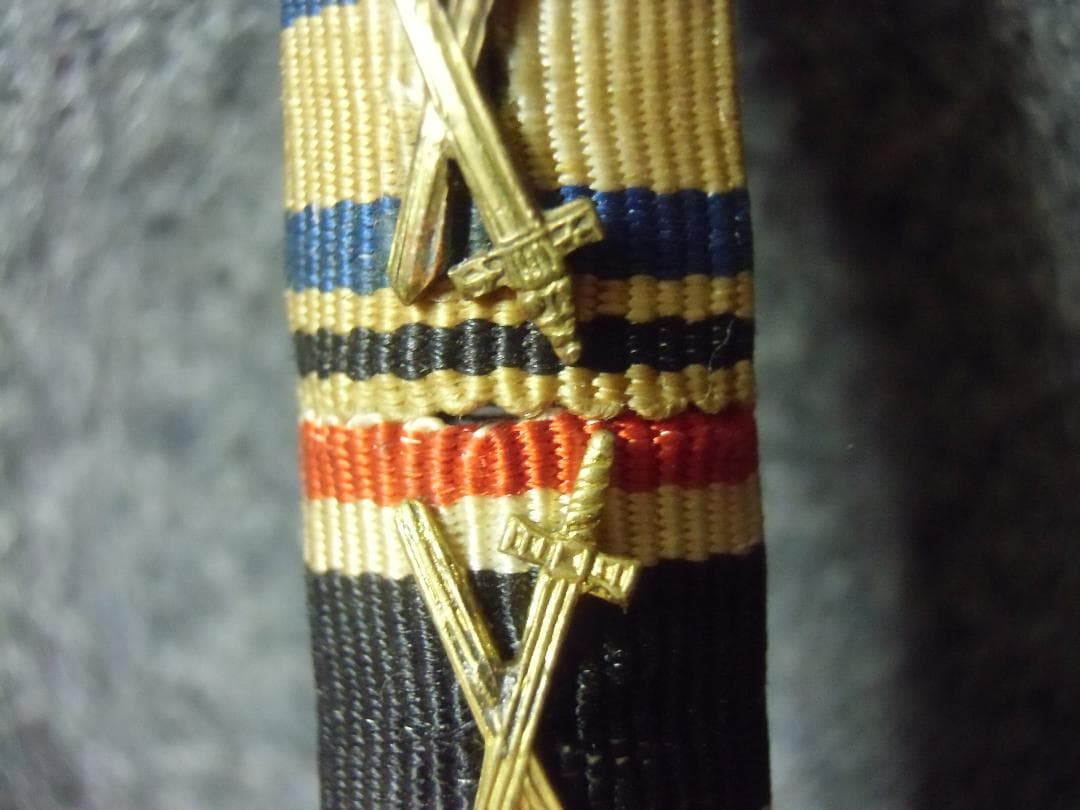 ⊞ドイツ軍/バイエルン王国＊拡張型カマボコ型８連略綬/リボンバー（実物）