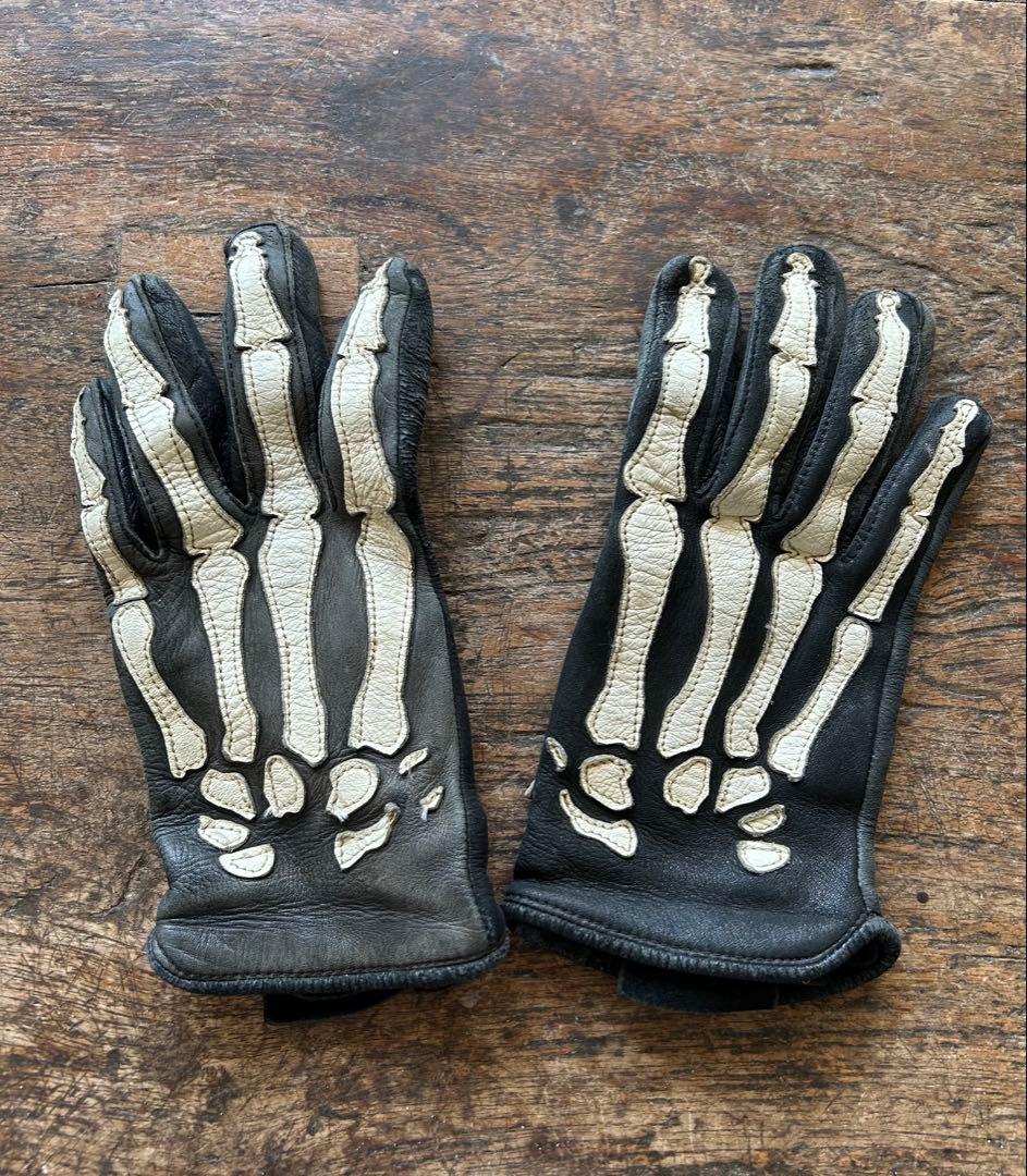 VANSON レザー グローブ Roper Bones S スケルトン - メルカリ