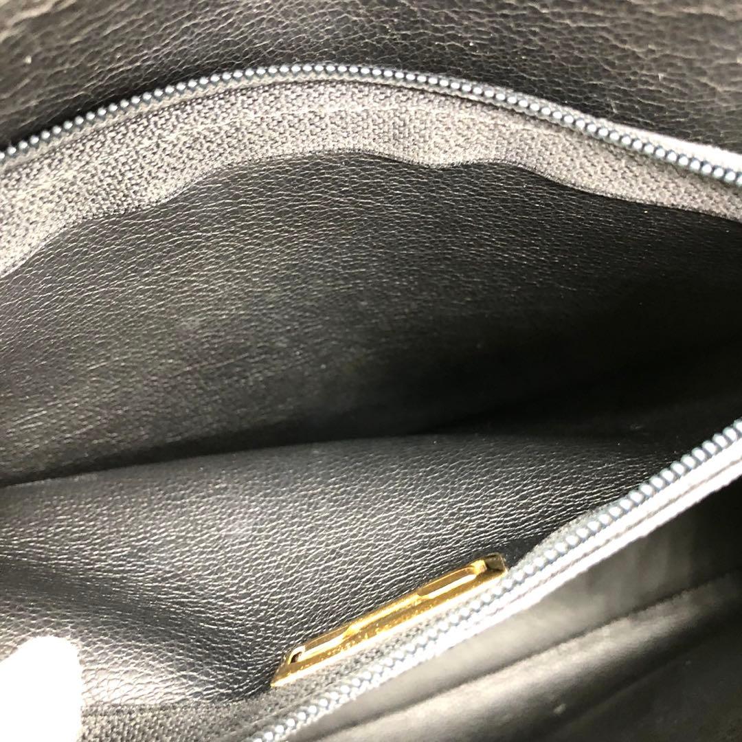 ✨美品✨ディオール ハンドバッグ 2way オーバル ロゴ ゴールド金具 レザー