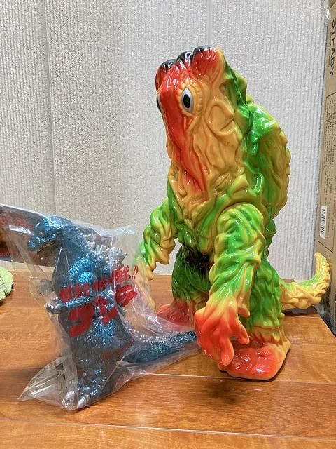 特大サイズ　デラックス・ヘドラ　M1号　ゴジラ　ソフビ　怪獣