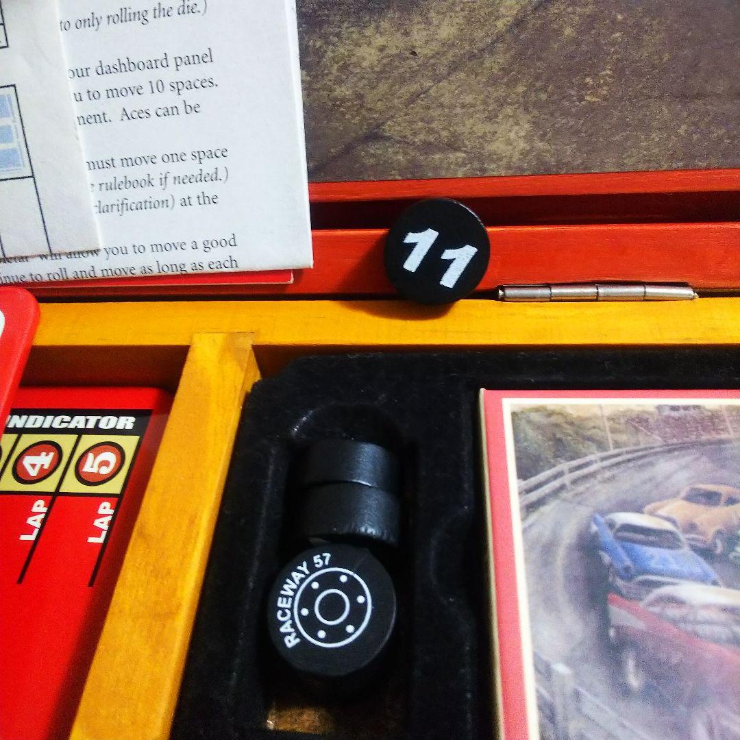 Raceway 57 カーレースボードゲーム 木製ボックス