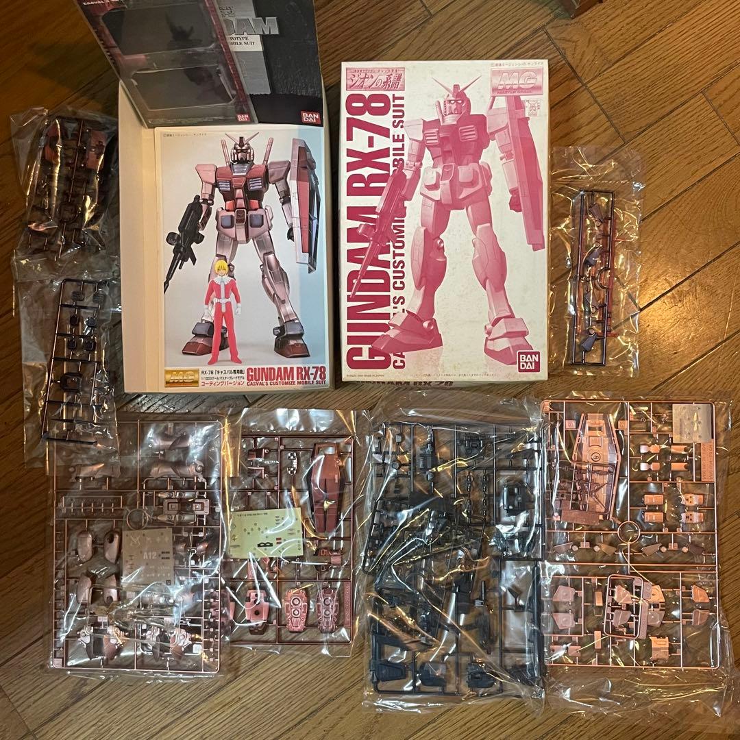 ホビーショー限定MGキャスバル専用ガンダムRX-78コーティングバージョン