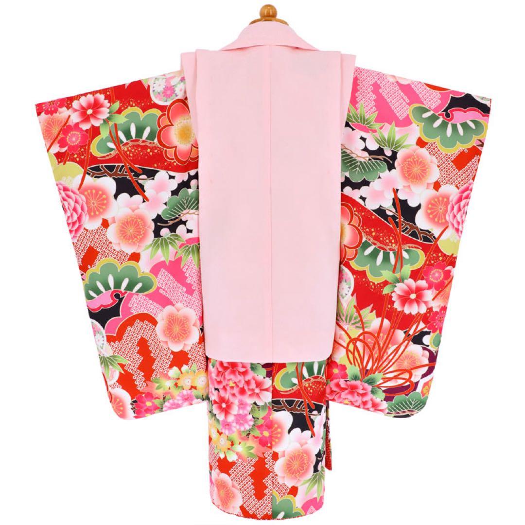 【9月末まで再値下げ＊式部浪漫】3歳　七五三　着物9点セット