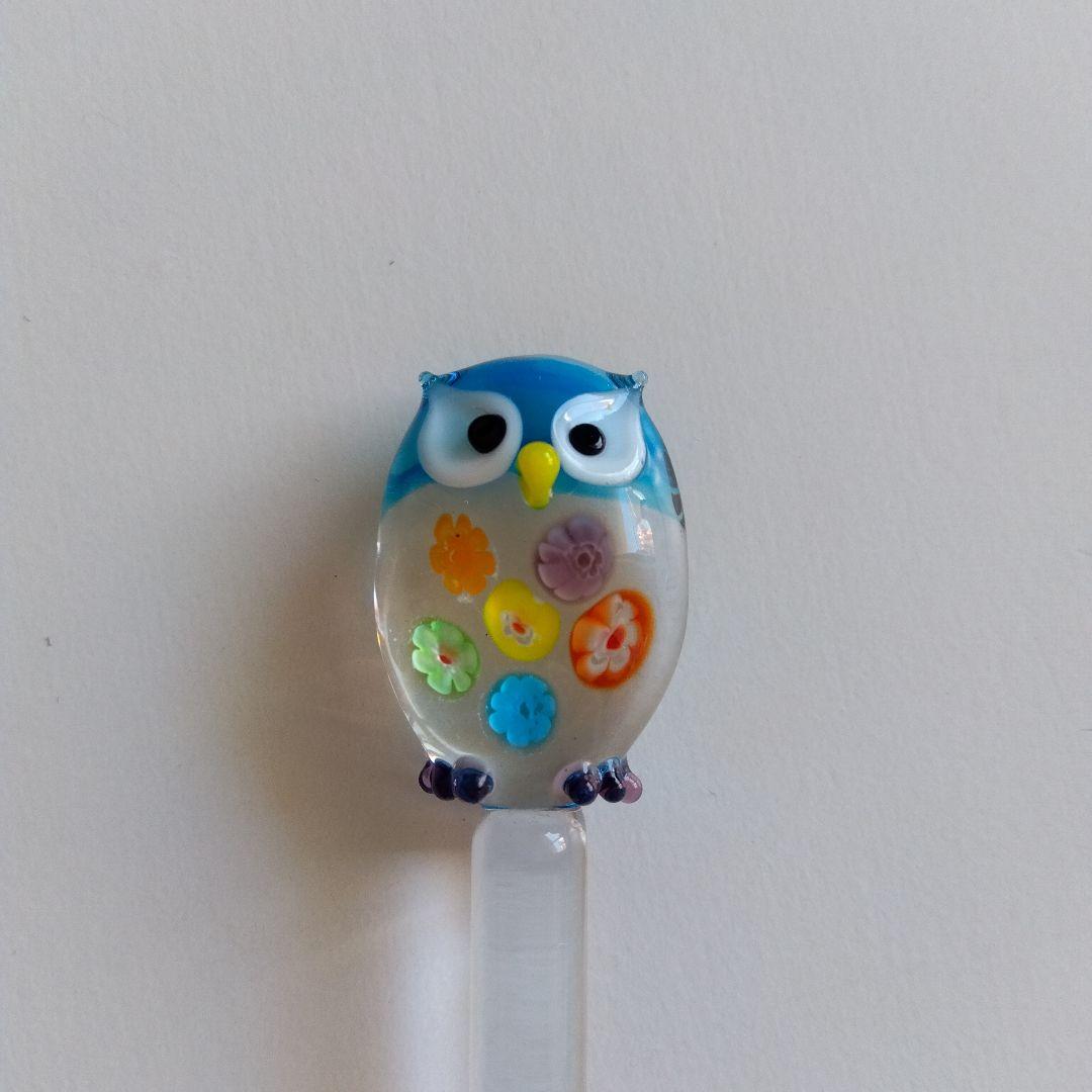 新品】ベネチアングラス ガラス ミレフィオリ かめ カメ フクロウ