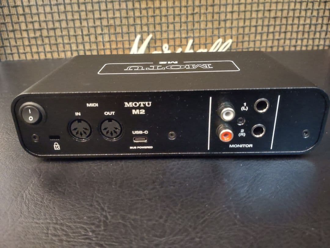 ほぼ未使用 MOTU M2 オーディオインターフェイス ほぼ未使用