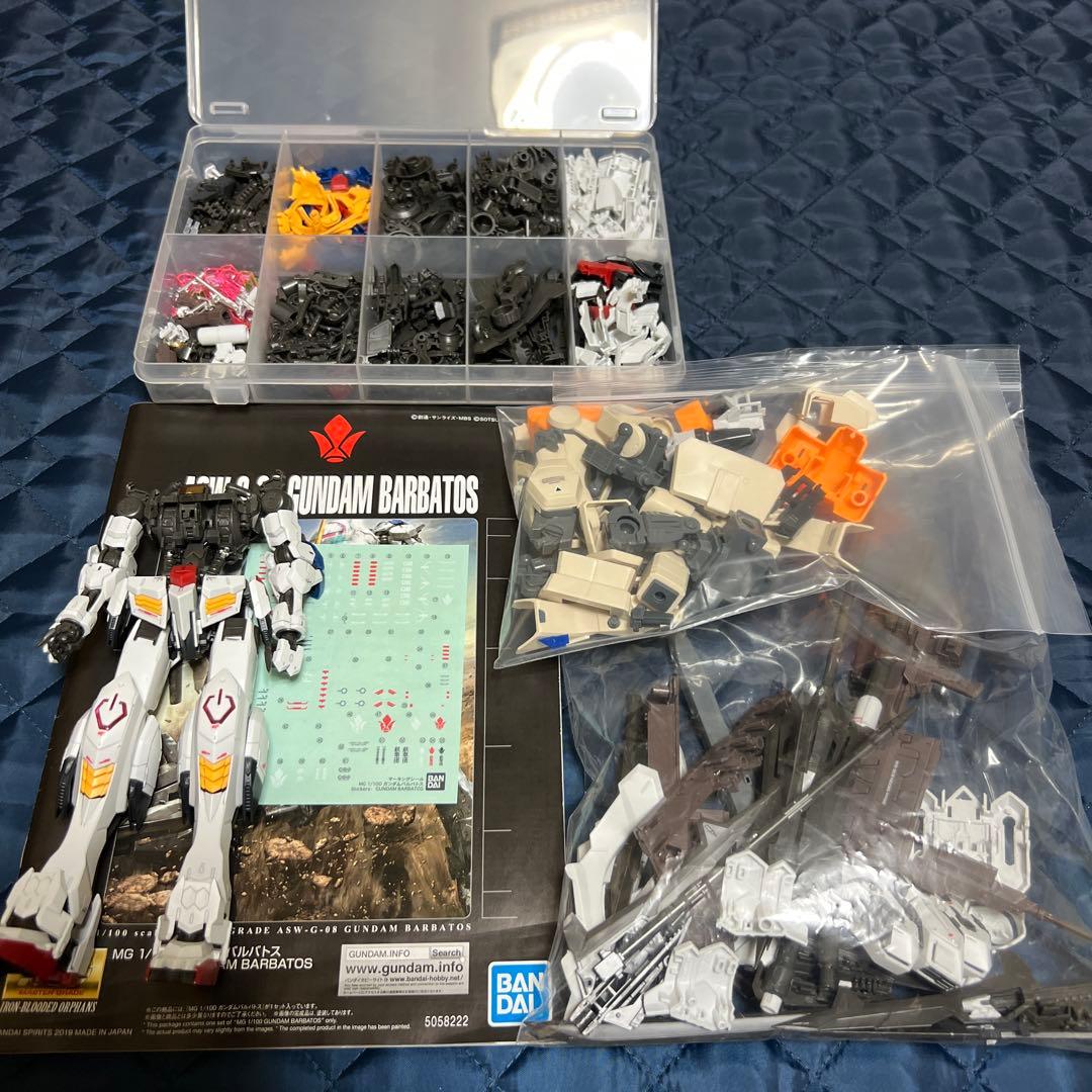 ガンプラジャンク品 MGガンダムバルバトス2体分 MG陸戦型ジムジャンク