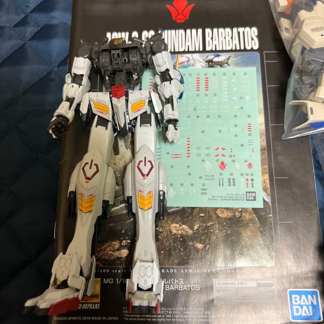 ガンプラジャンク品 MGガンダムバルバトス2体分 MG陸戦型ジムジャンク