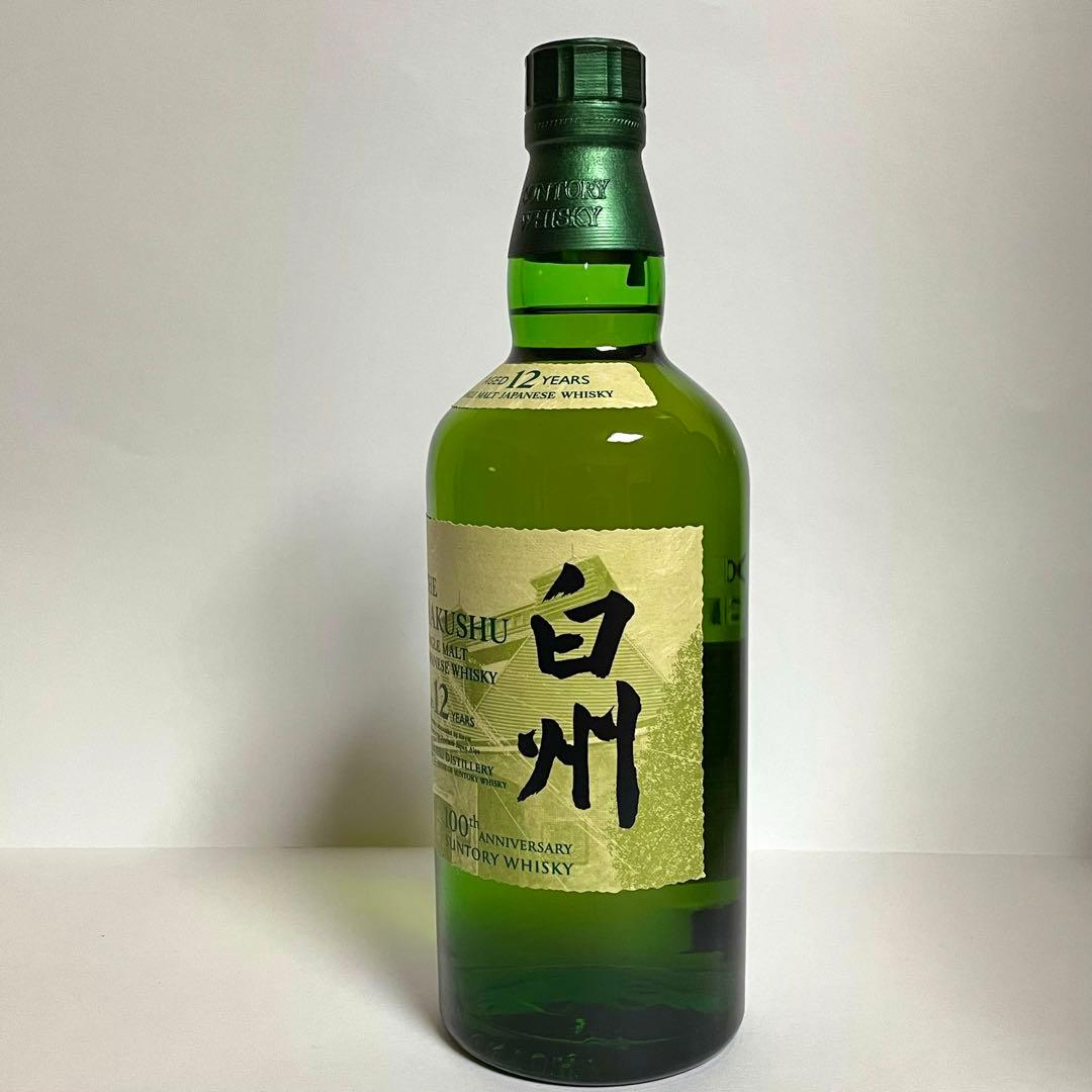 【新品未開栓】 サントリー 白州12年 100年記念ボトル 正規品 1本 未開栓>白州 サントリー 12年 1本、<未開栓> 白州 NV 1本 サントリー