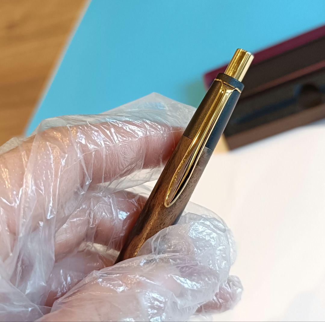 ボナンペン 黒柿 特上杢 シャープペンシル 0.5mm 野原工芸似