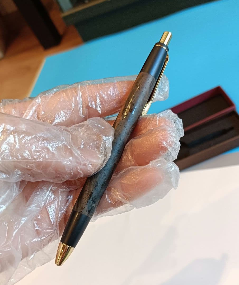 ボナンペン 黒柿 特上杢 シャープペンシル 0.5mm 野原工芸似