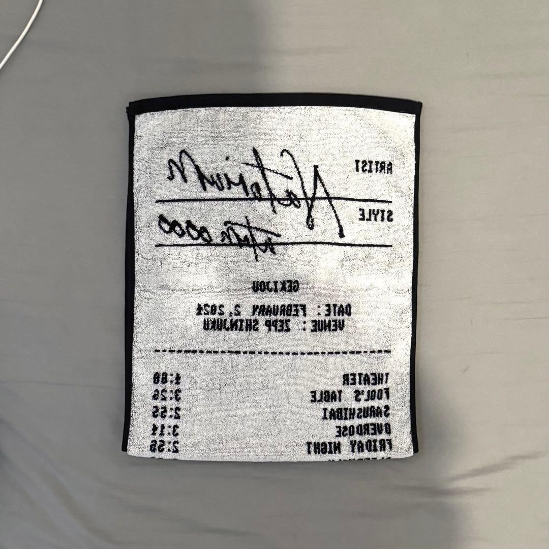 なとり 劇場フェイスタオル黒 - メルカリ