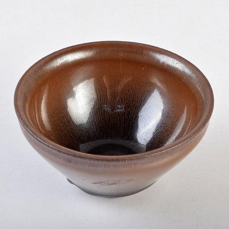 中国 南宋 建窯 禾目天目茶碗 供御銘 C 9265