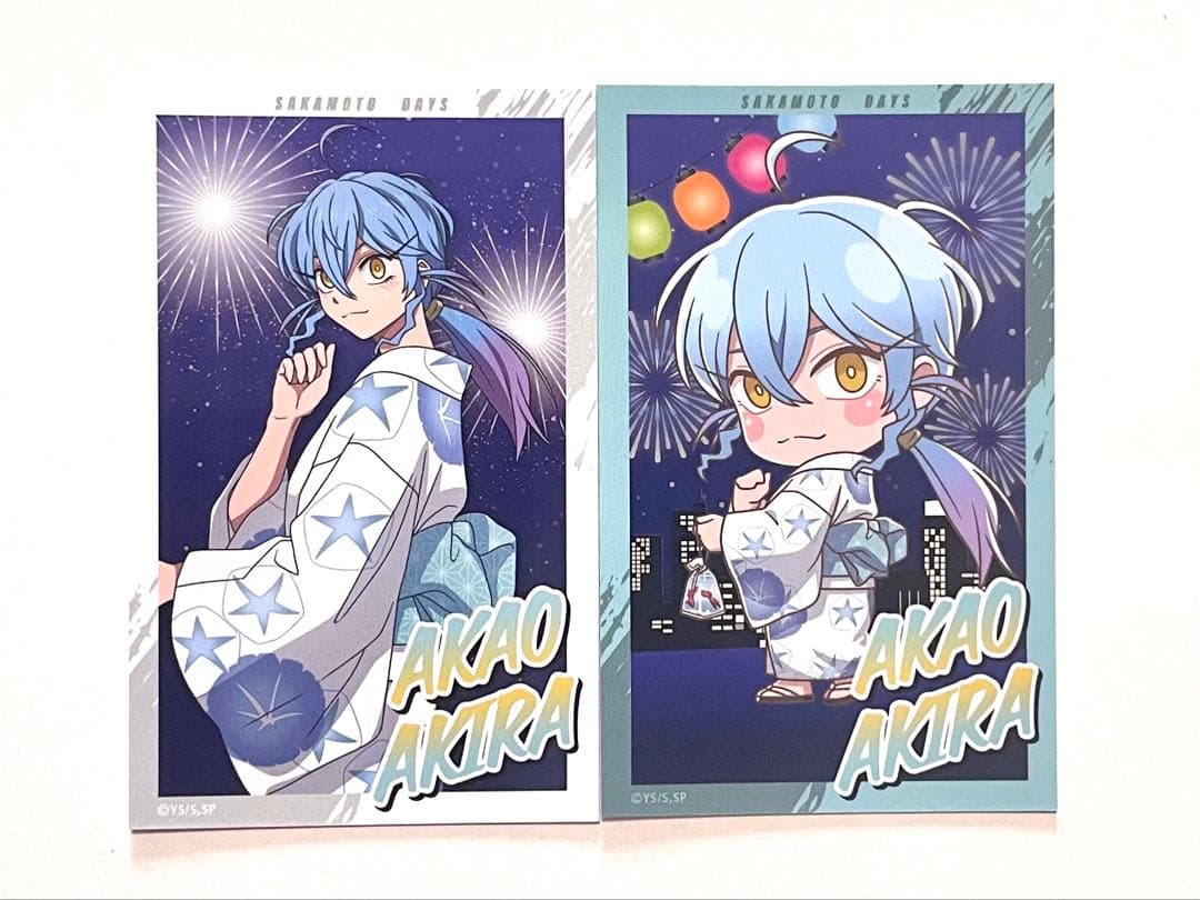 サカモトデイズ ポップアップストア 赤尾晶 浴衣 缶バッジ フォト