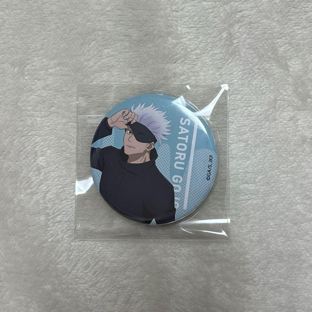 呪術廻戦 カフェ渋谷事変 五条悟 缶バッジ - メルカリ