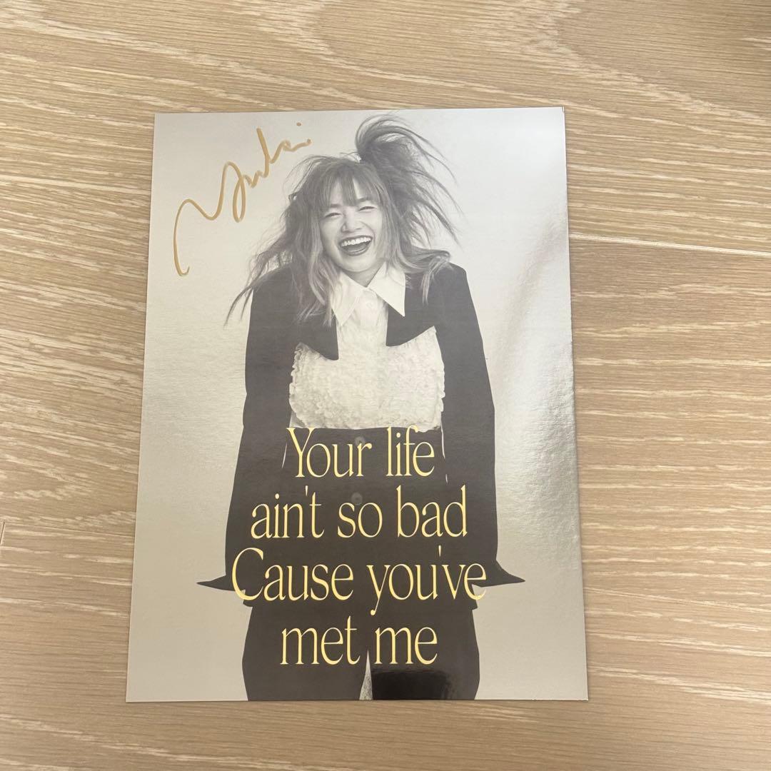 YUKI 20周年 FCファンクラブ限定 お土産 直筆サイン