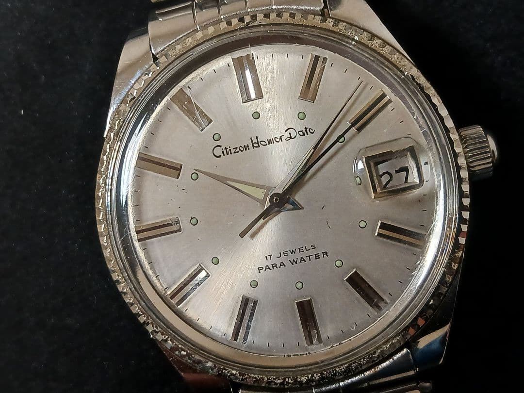②【CITIZEN】シチズンホーマーデイト17石パラウォーター