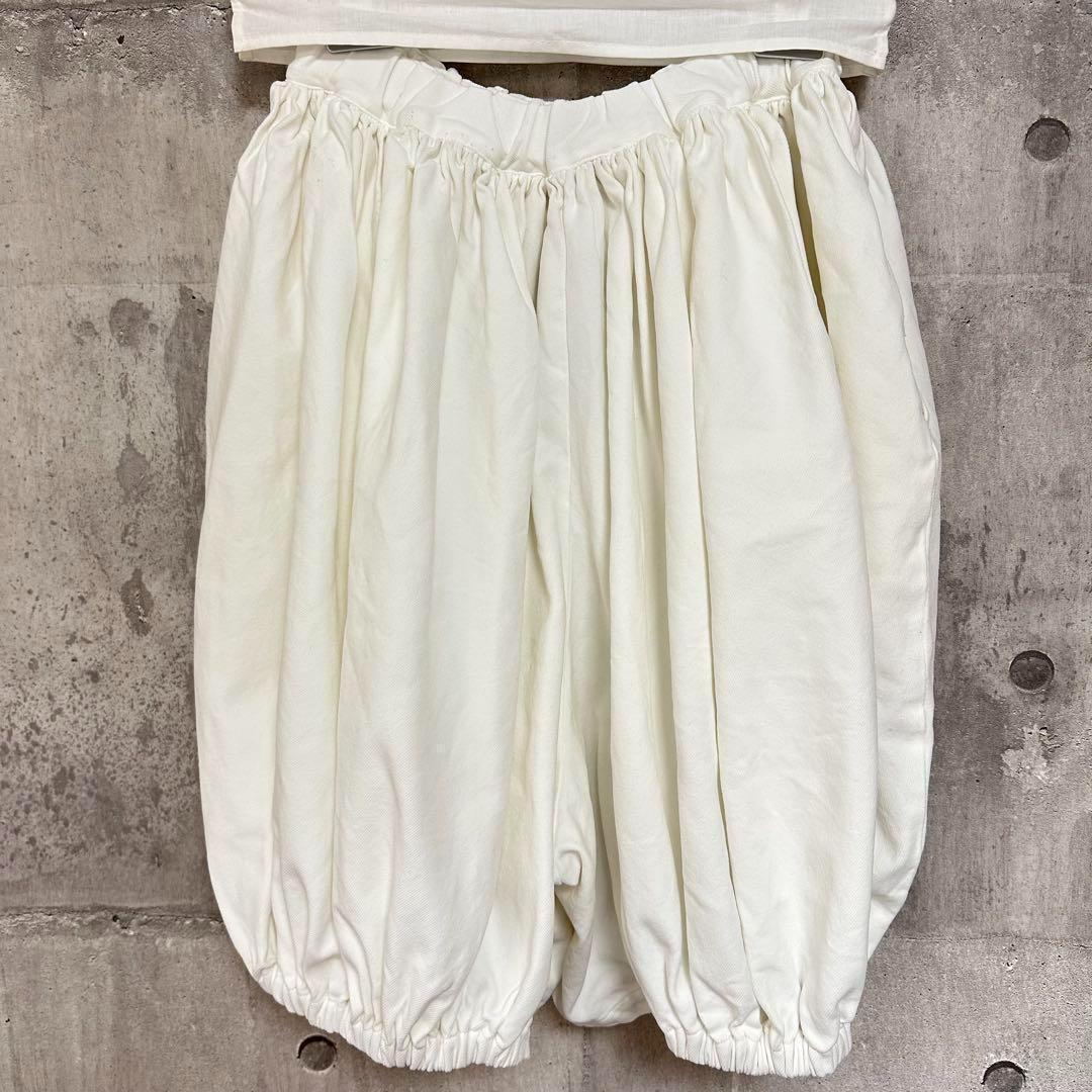 XS COMME des GARCONS かぼちゃパンツ バルーンパンツ 白