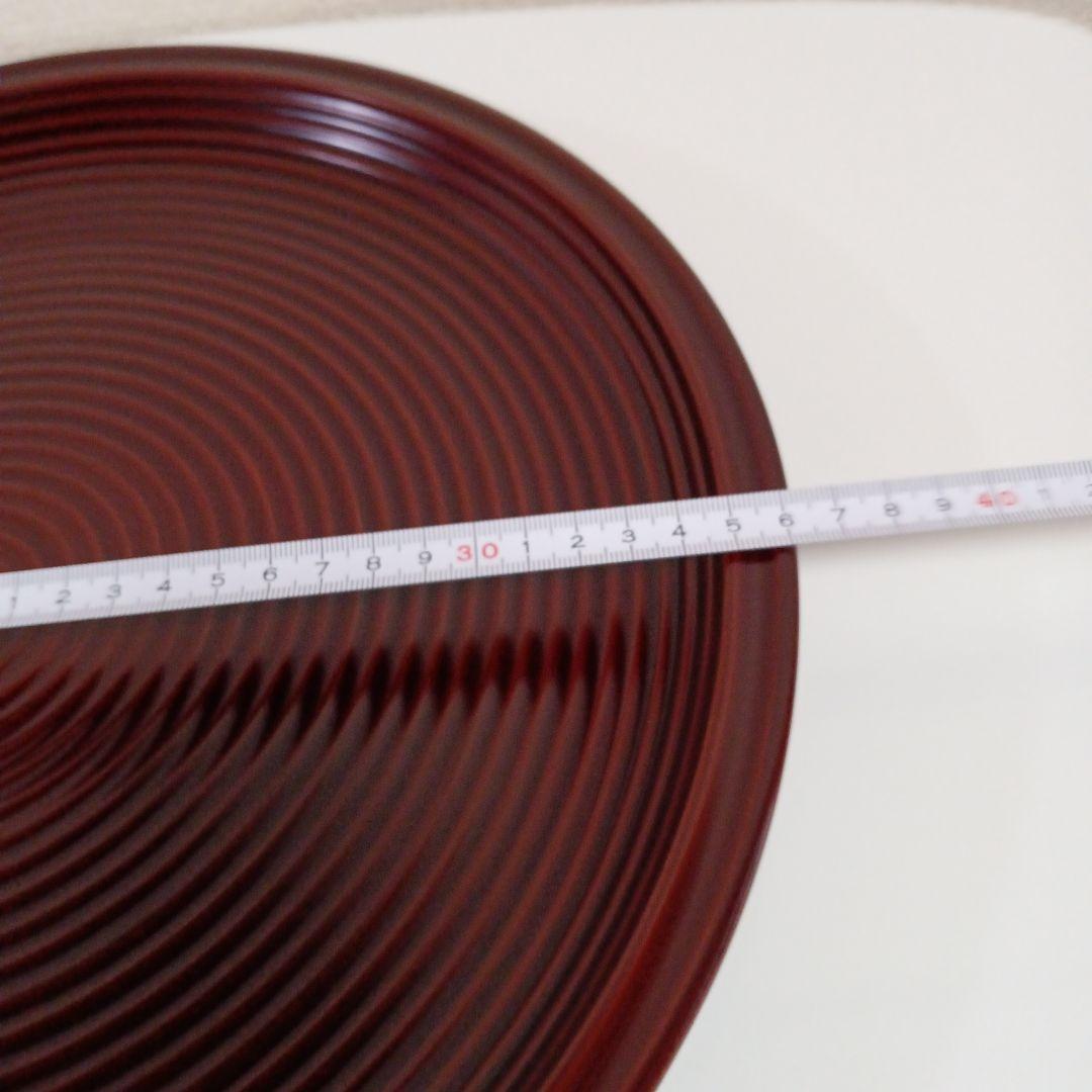 茶道具　乱れ盆　漆芸　お盆手前用　　木製　丸盆