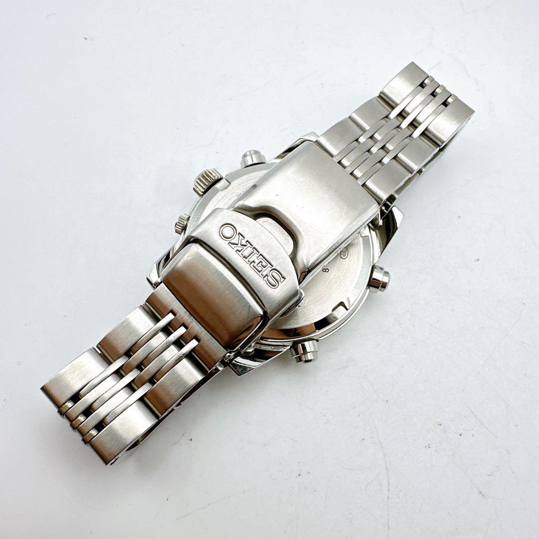 美品 稼動品 メンズ腕時計 SEIKO セイコークロノグラフ シルバー