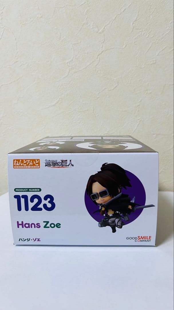 新品未開封　ねんどろいど 1123 Hans Zoe ハンジ•ゾエ　進撃の巨人