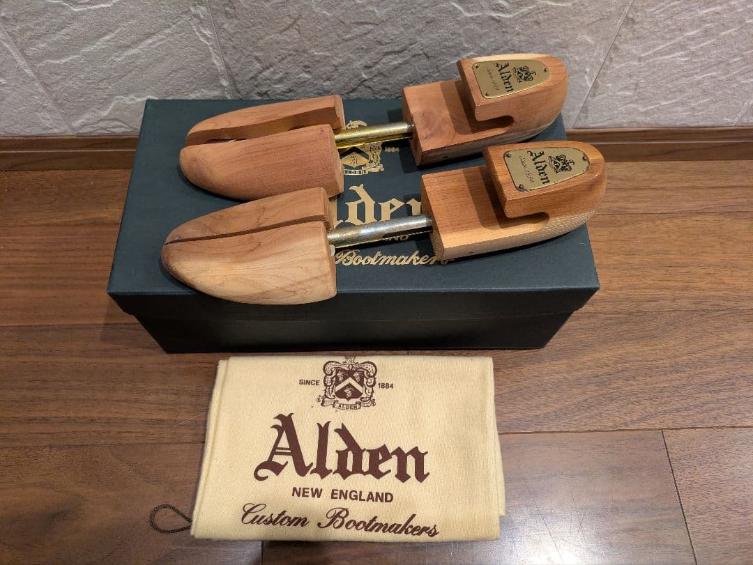 【しばた】Alden 990 コードバン US7 純正シューツリー付