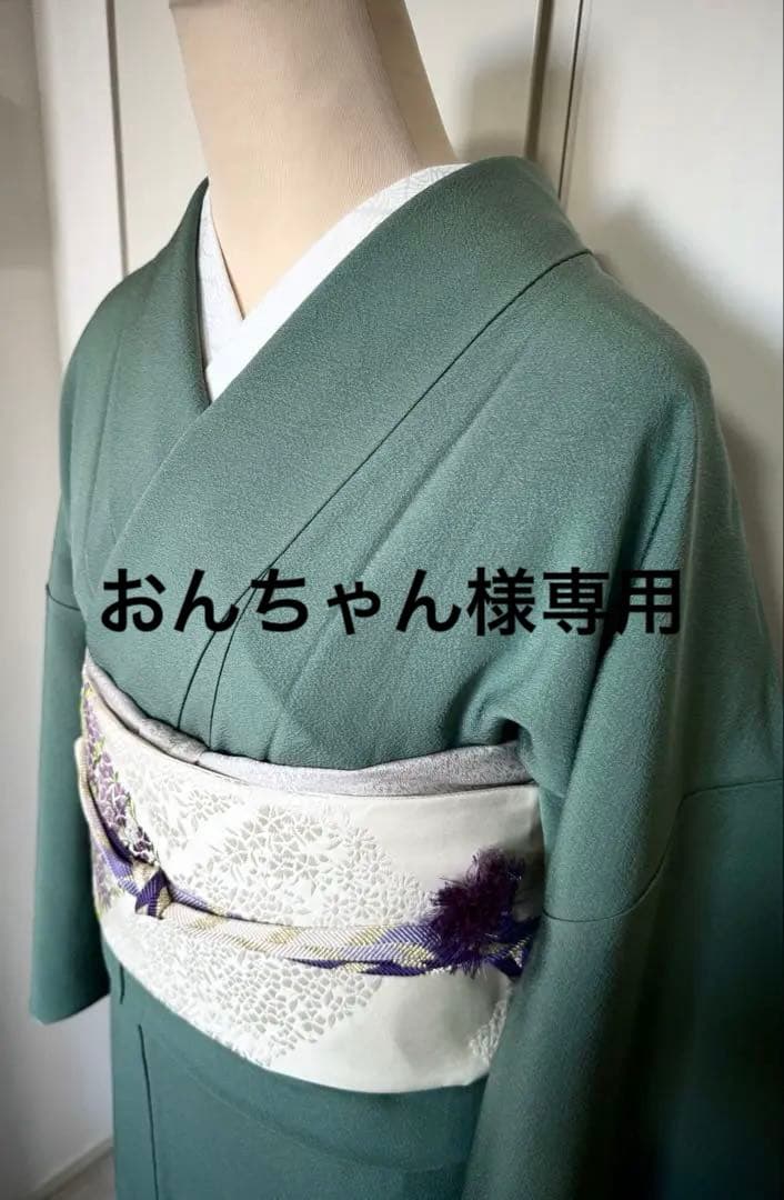 お正月、つまみ細工リボン(紫①)わんちゃん猫ちゃん用首輪