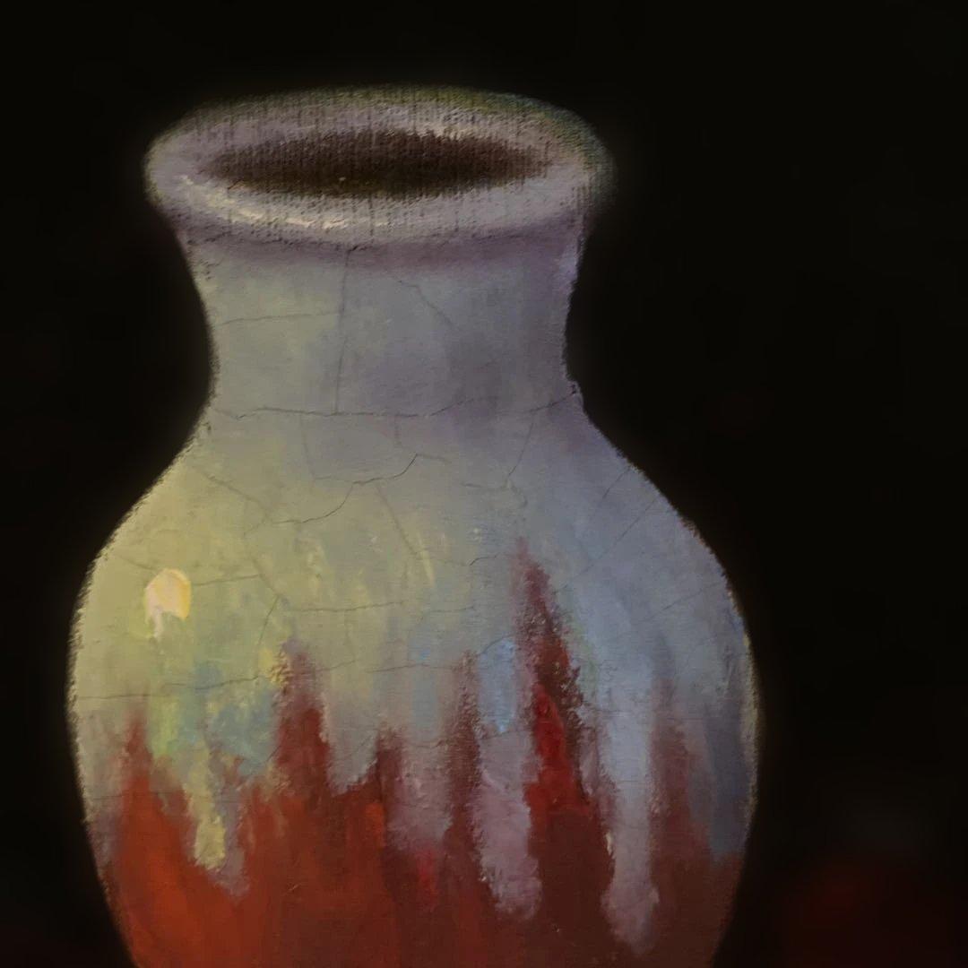 絵画　額装　肉筆　武井篤胤 真筆証明書付き