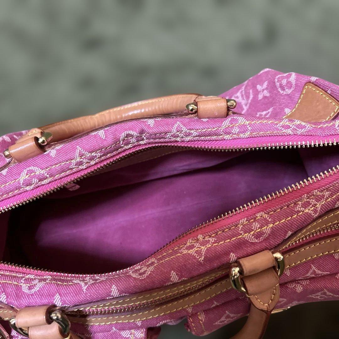 ノーブランドバッグ　デニム生地