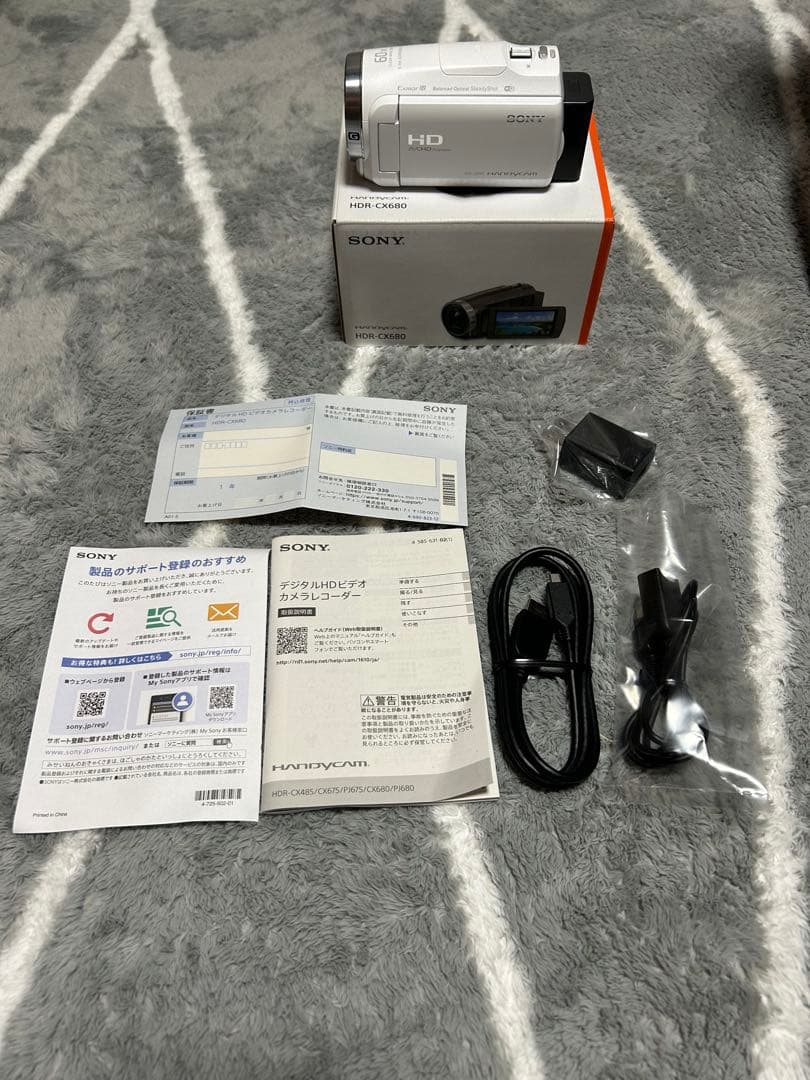 SONY HDR-CX680 ビデオカメラ　新品未使用