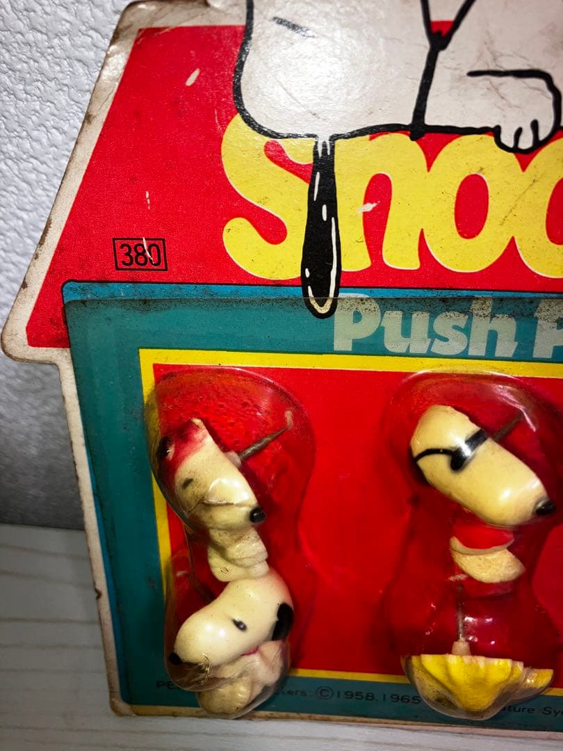 70年代 スヌーピーとピーナッツギャング ソフビ プッシュピンズ まとめて