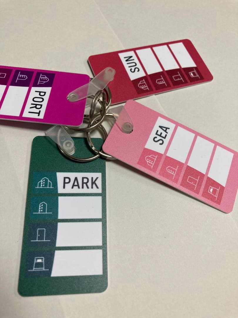 東京オリンピック　選手村で使用されたキーホルダー　4個セット