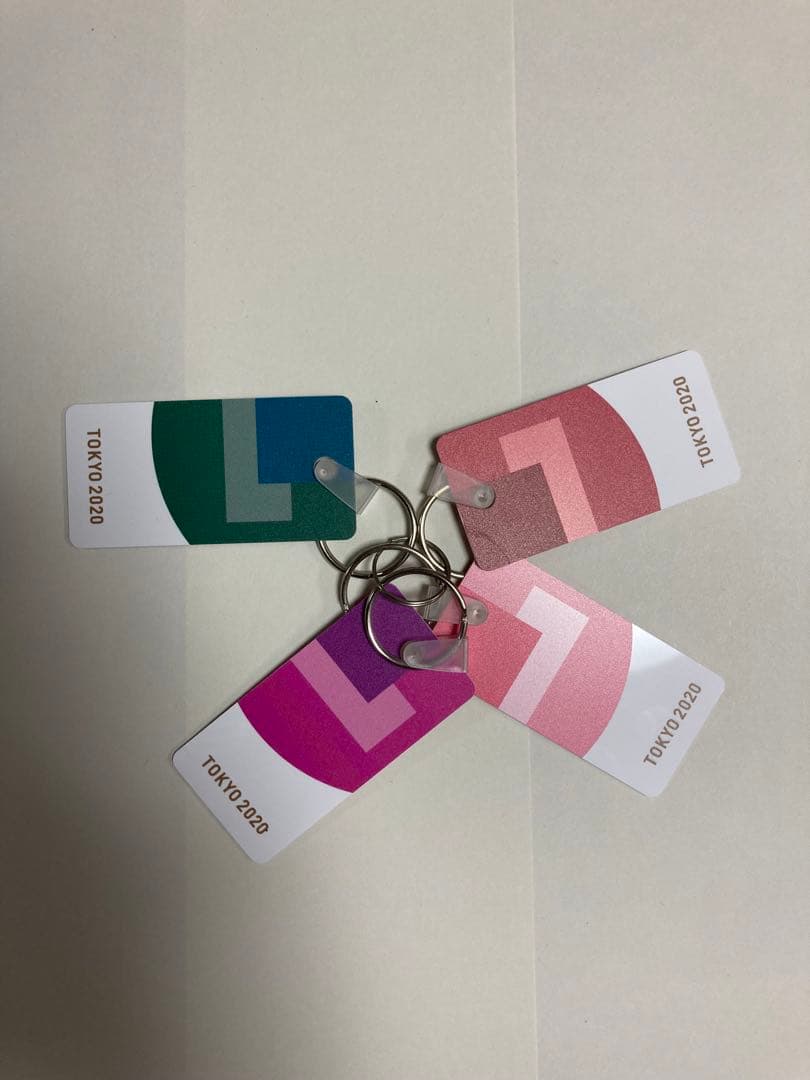 東京オリンピック　選手村で使用されたキーホルダー　4個セット