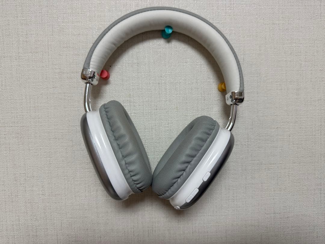 ワイヤレスヘッドホン グレー オーバーイヤー型 - メルカリ