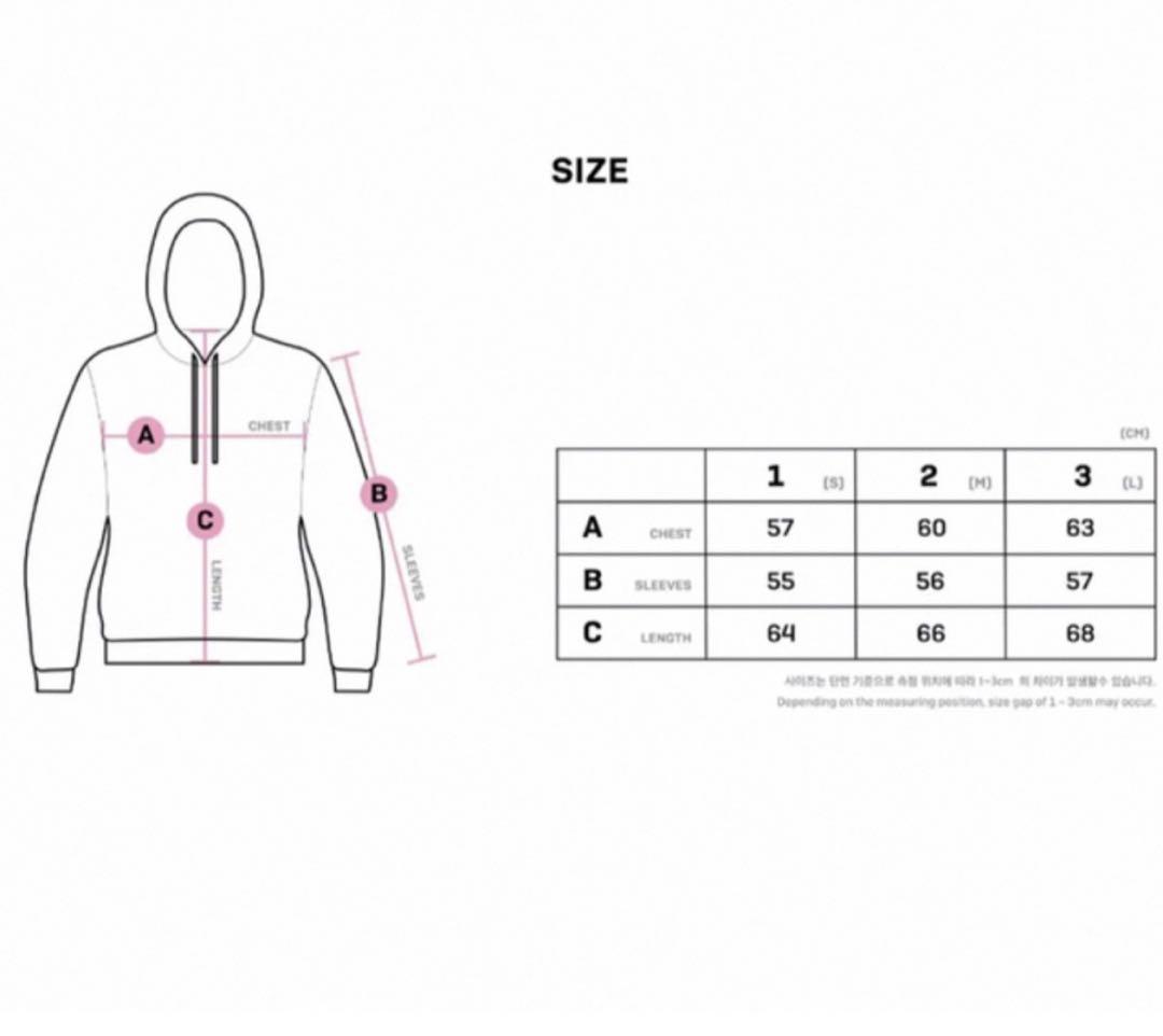 BTS Love yourself in ソウル映画　パーカー　フーディー未開封