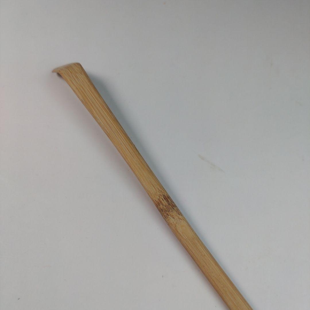 ウ41 茶杓『大徳寺 山口萬拙 極箱』『銘 さわらび』『竹茶杓 共箱