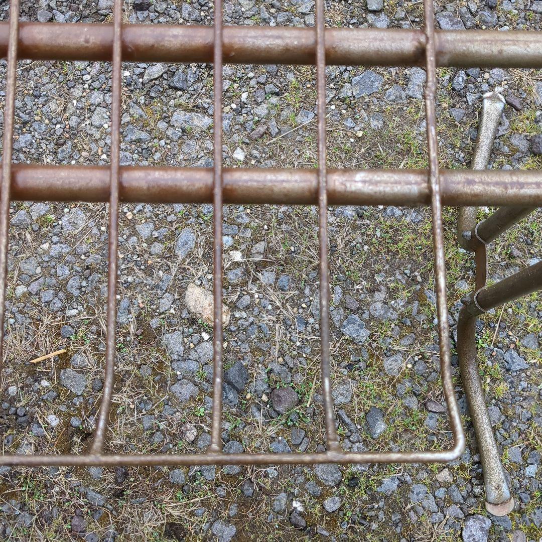 昭和レトロ　テーブル脚　アイアンレッグ　机　デスク　ポップ　アンティーク　家具