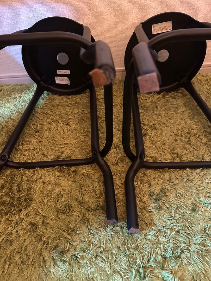 2脚セットIKEAイケア バースツール RASKOG ロースコグ ブラック