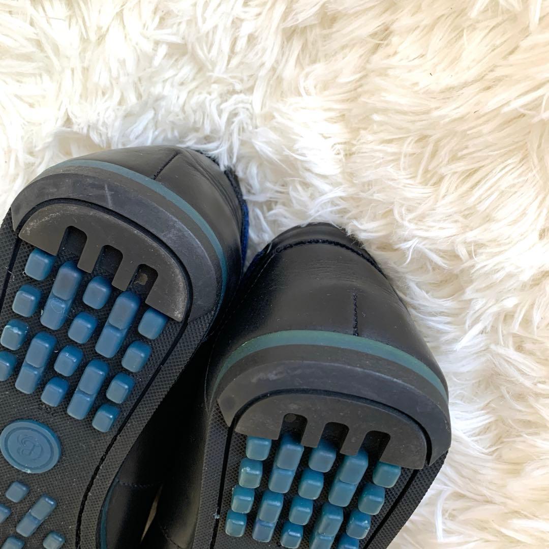 美品❣️ランバンオンブルー レザーシューズ スリッポン 26.5cm レザー