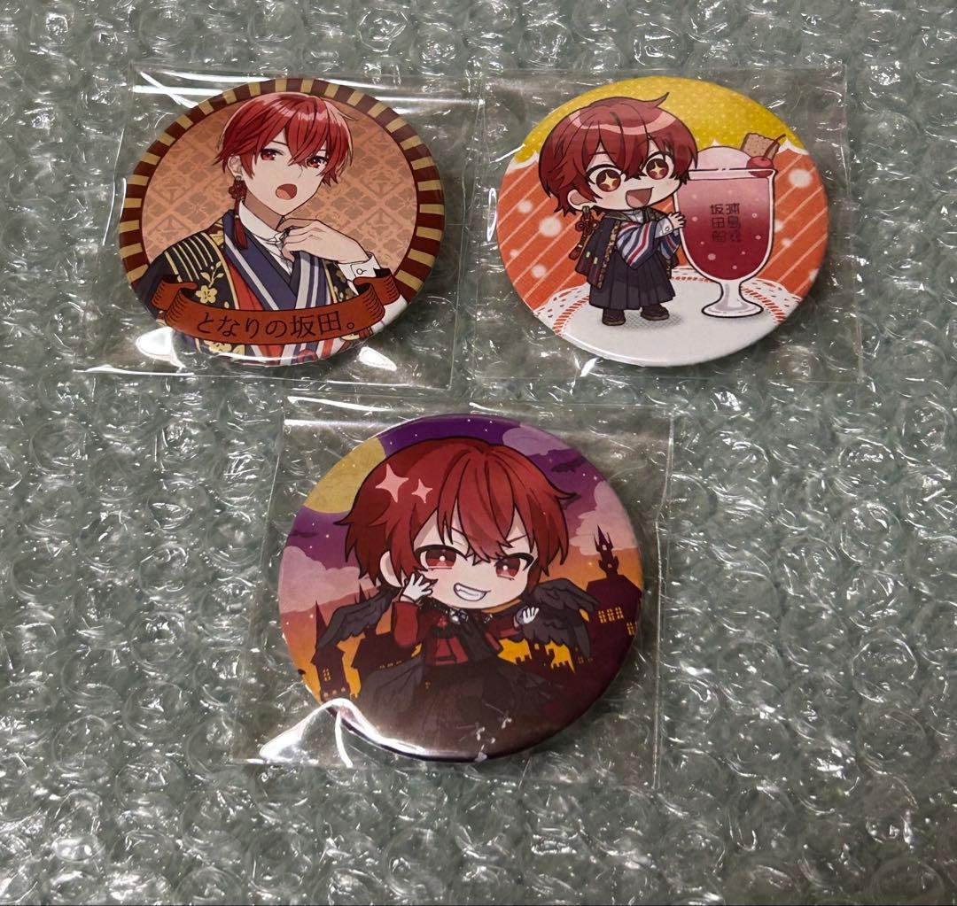 浦島坂田船 あほの坂田。となりの坂田。缶バッジ 3個セット - メルカリ