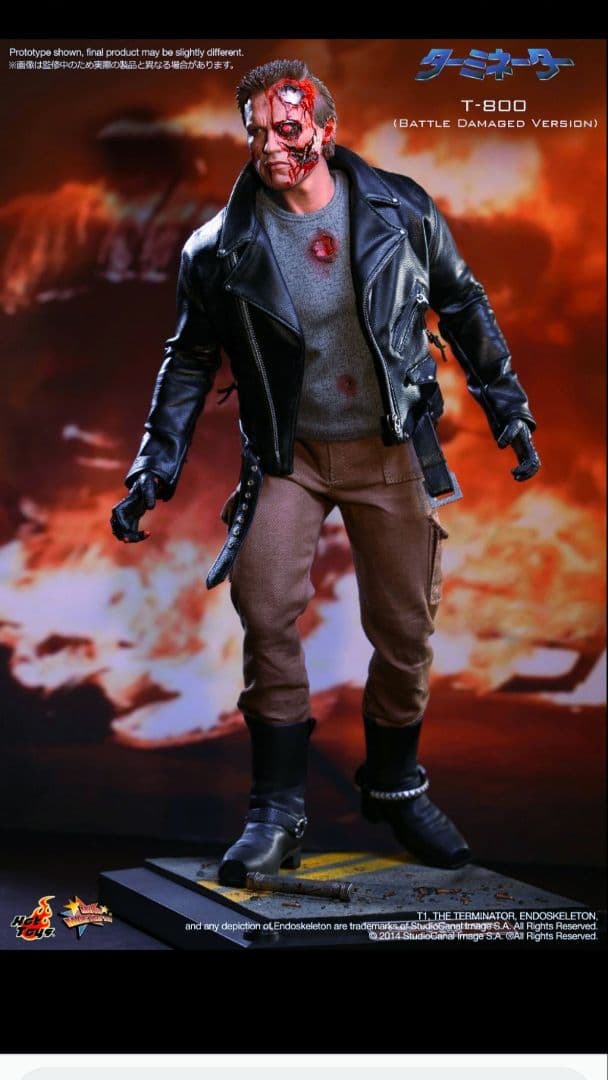 HOTToys.[( T-800)バトルダメージ 版 1/6]