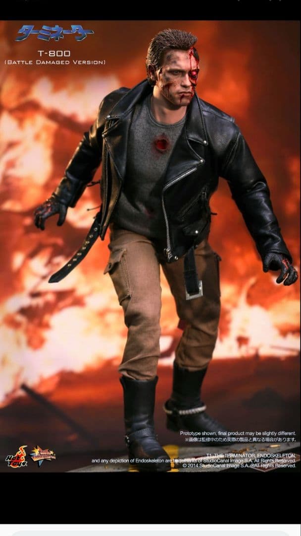 HOTToys.[( T-800)バトルダメージ 版 1/6]