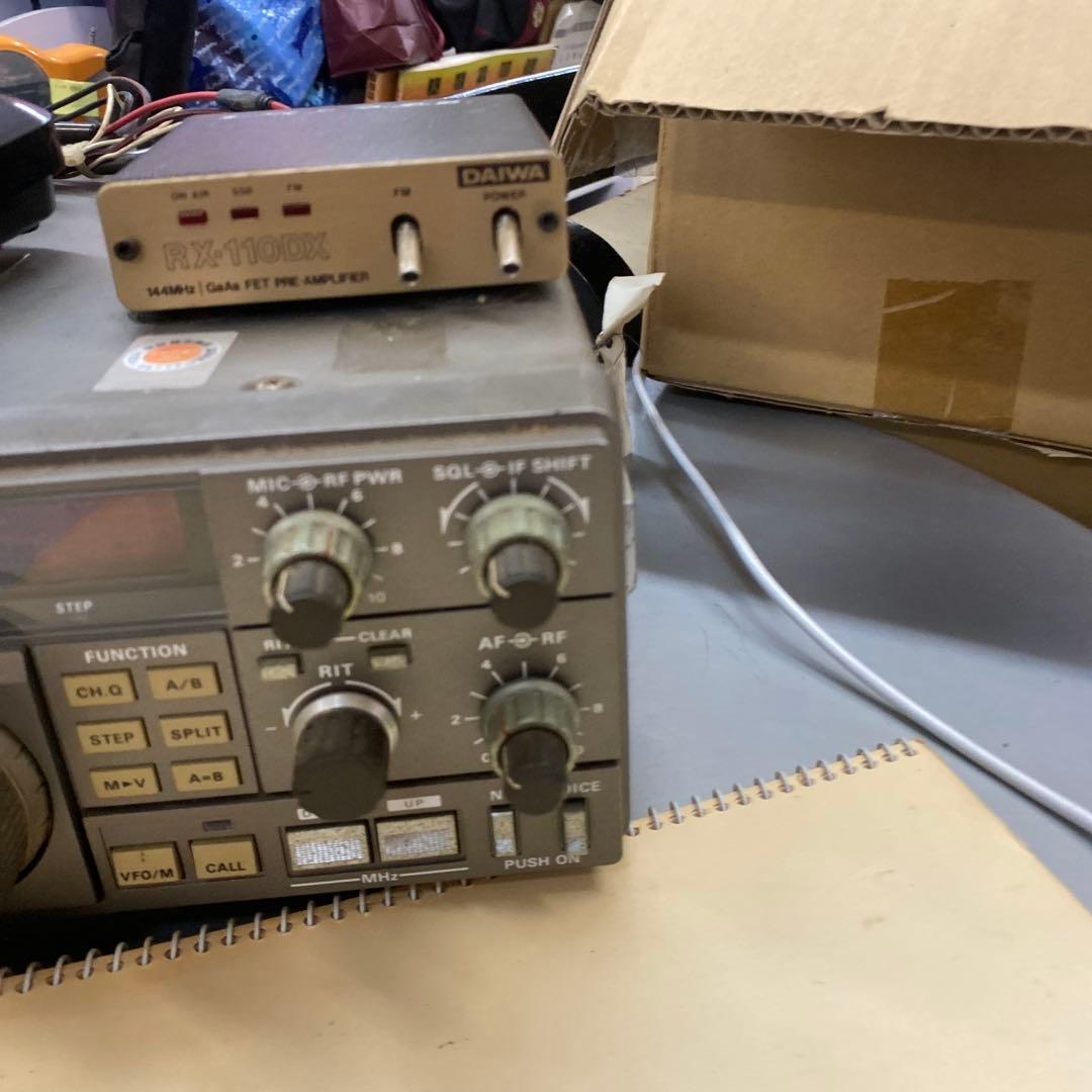 O KENWOOD 無線機アドニスマイクDaiwa受信機アンプセット