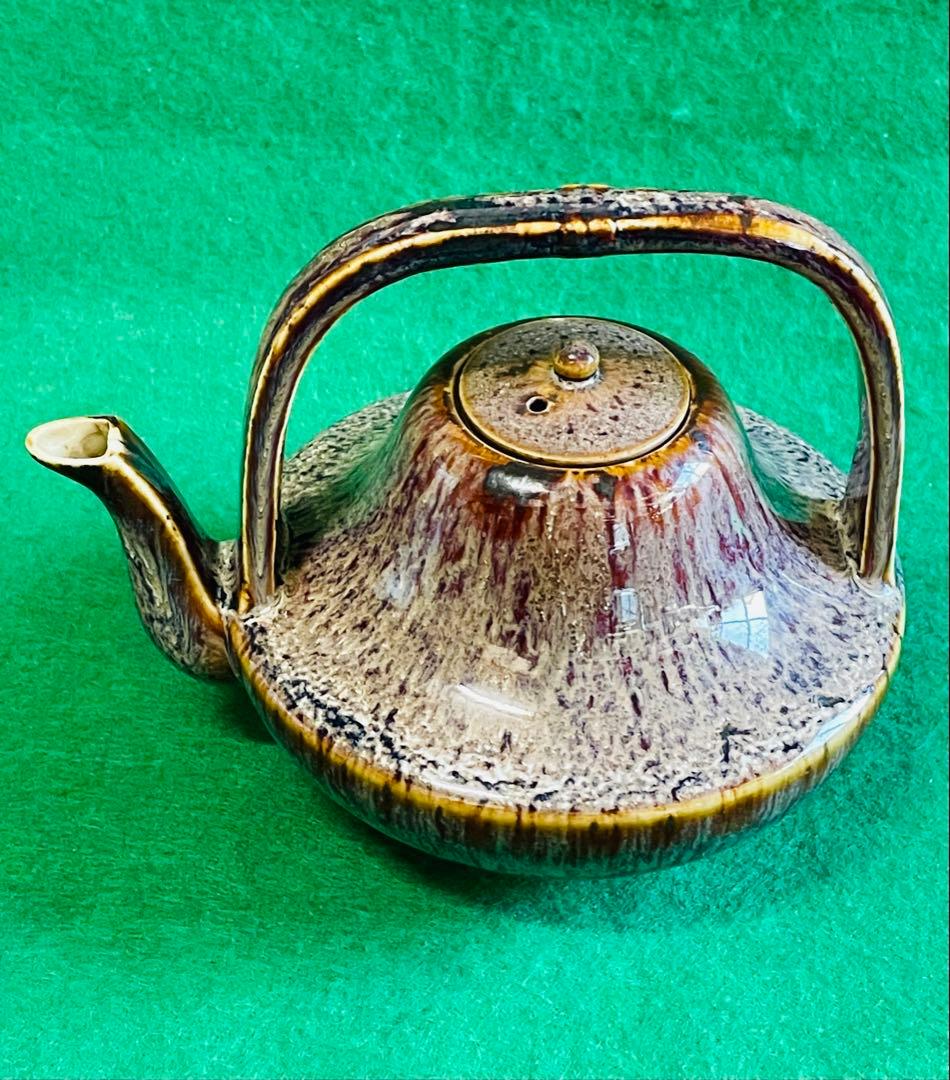 アンティーク赤海鼠釉酒器 屠蘇器