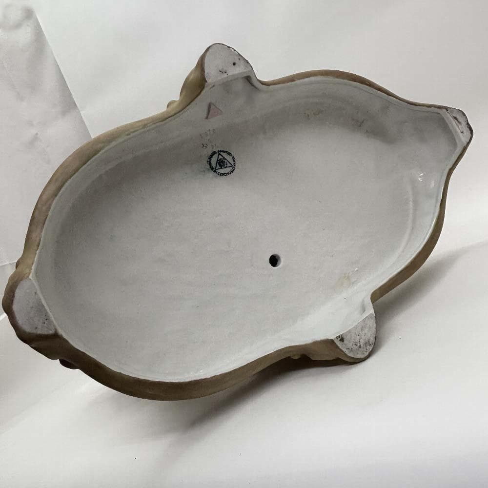 ロイヤル・ダックス・ボヘミア 貴族の輿 ロココ調 フィギュリン アールヌーボー