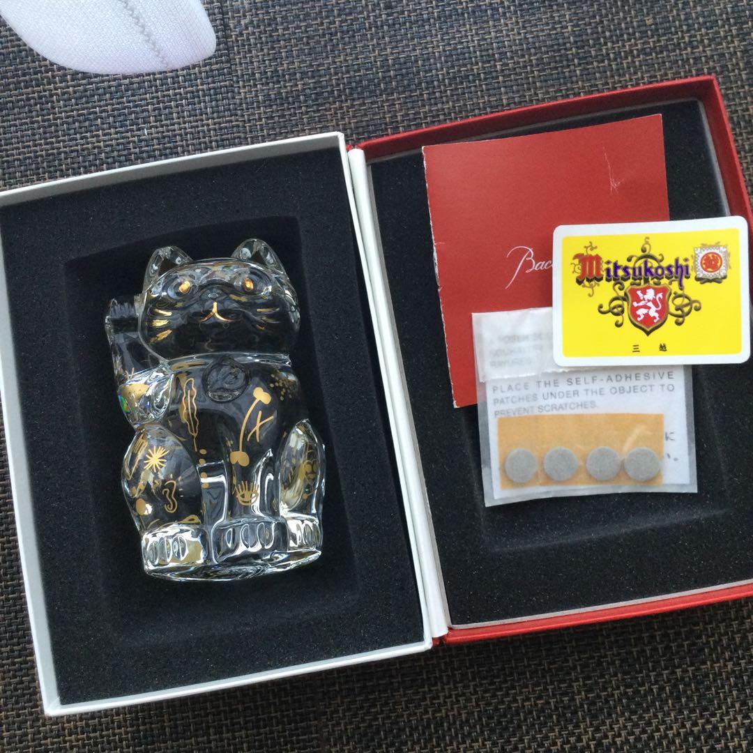バカラ まねき猫 ファウナクリストポリス 限定品！バカラ まねき猫