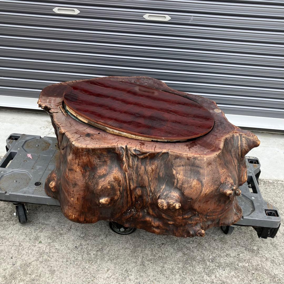 昭和レトロ 古家具 天然木製 長火鉢 大型火鉢 囲炉裏 古民家 古道具